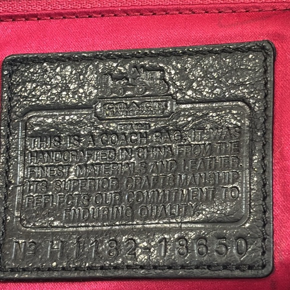 Coach 18650 Black Madison Satchel - Picture 6 of 10